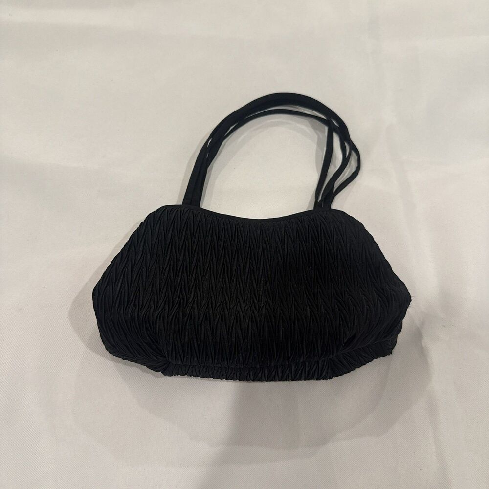 Whiting & Davis Womens Purse Black Small Handbag Bag Vintage VTG - Picture 5 of 5